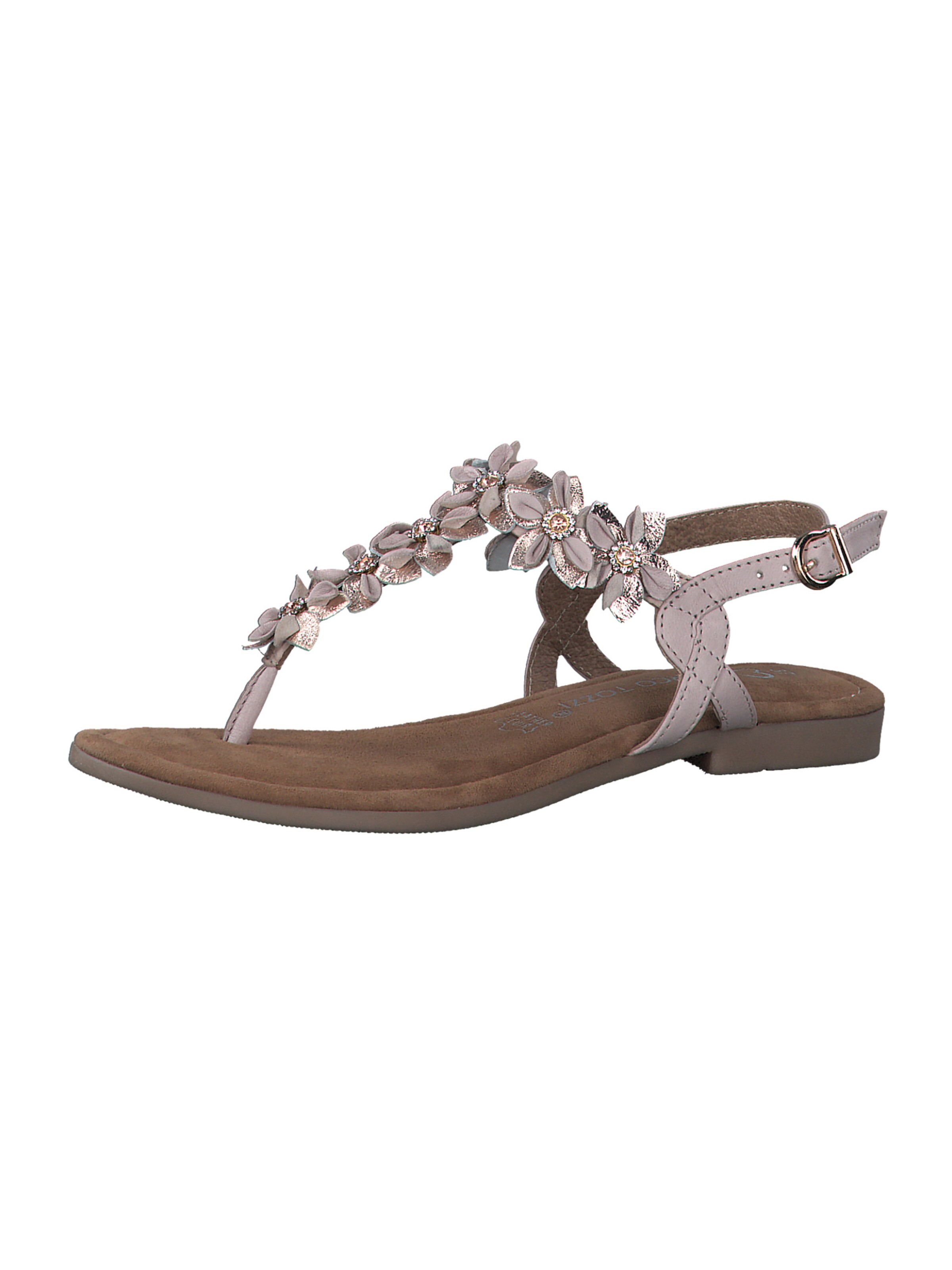 Tongs MARCO TOZZI en rose : devant