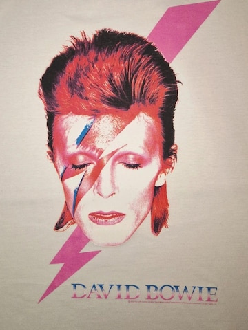 T-Shirt 'David Bowie David Bowie Aladdin sane Longsleeve t-shirt' Rockshirts en blanc