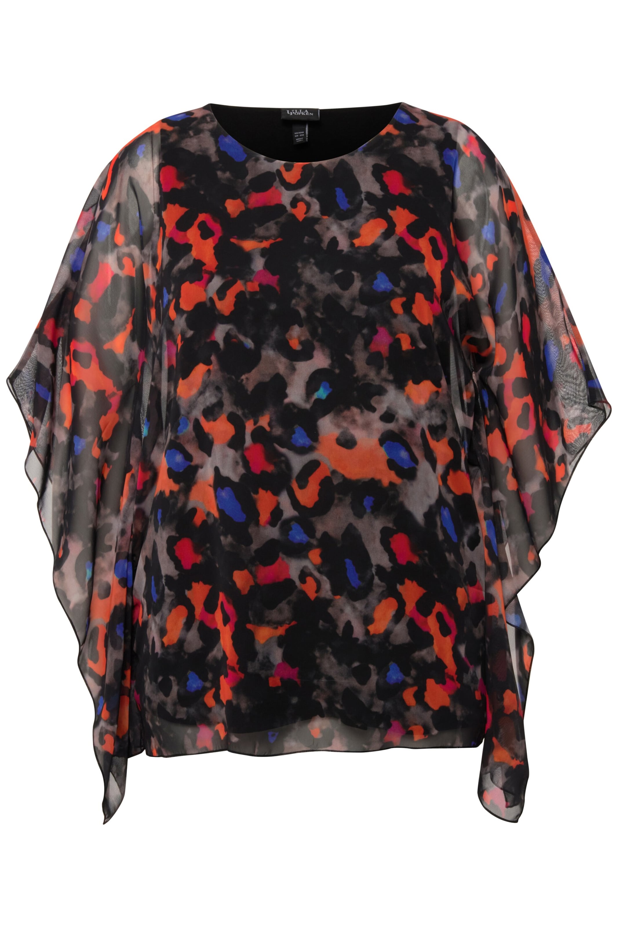 Ulla Popken Bluse in Schwarz: Vorderseite