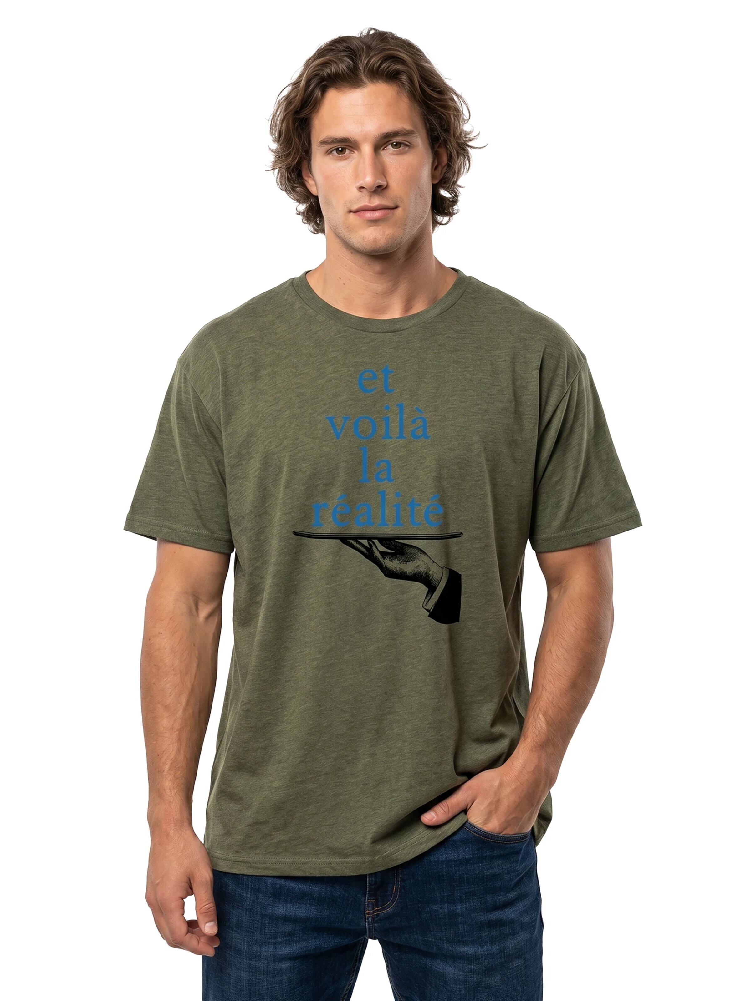 MAKAYA Shirt 'Et Voilà' in Green