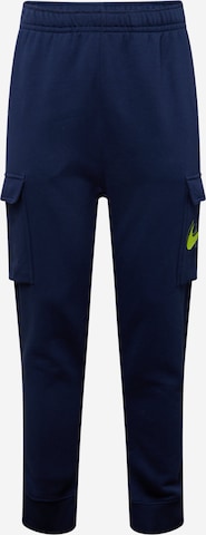 Pantaloni cu buzunare de la Nike Sportswear pe albastru: față