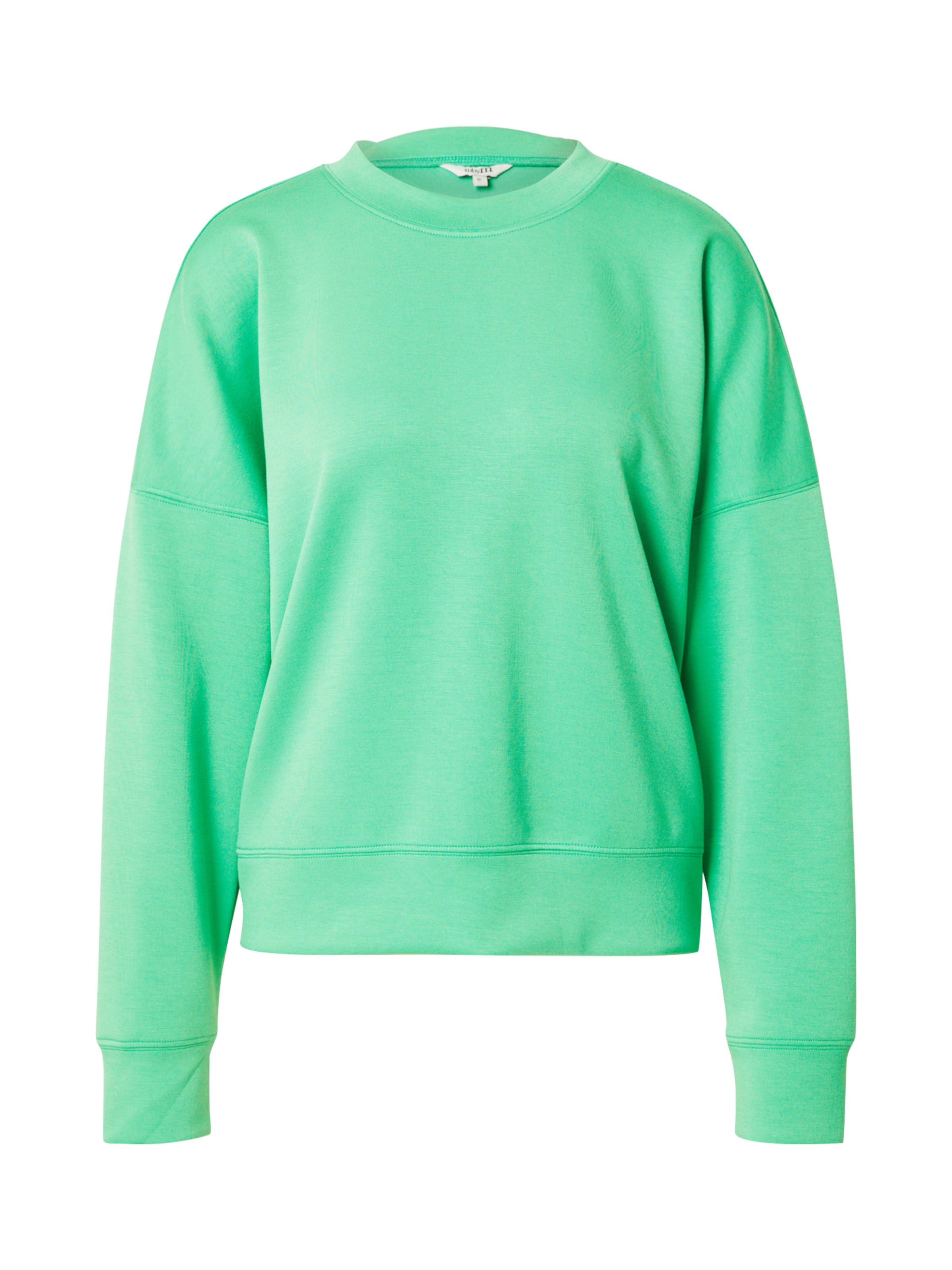 mbym Sweatshirt &#x27;Gill&#x27; in Groen: voorkant