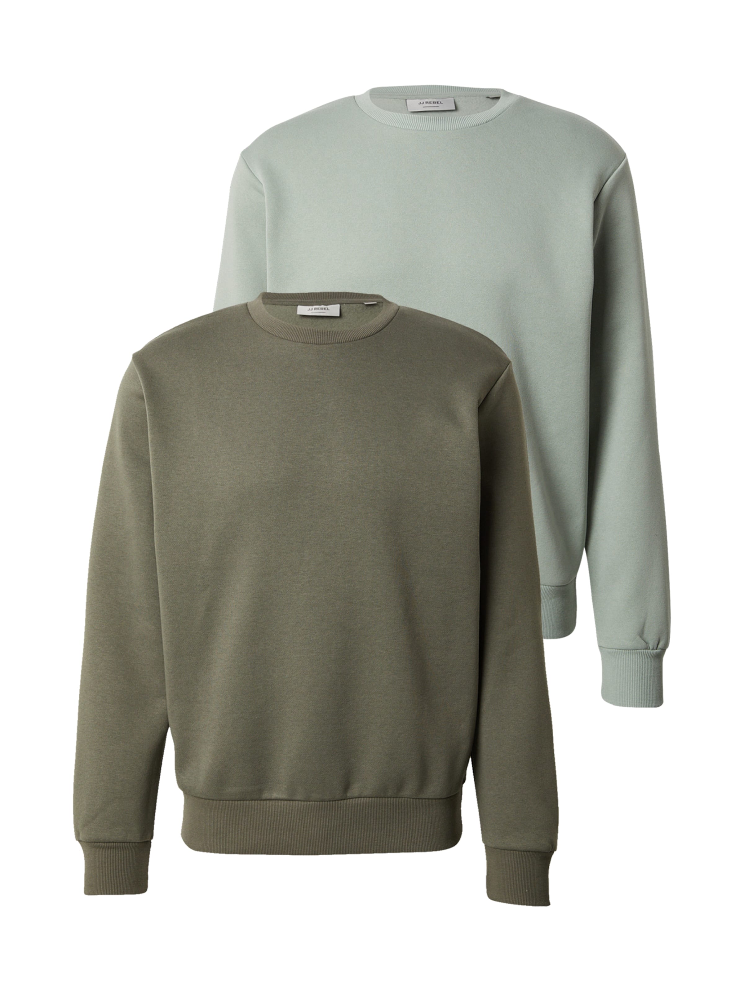 JJ Rebel Mikina 'JREBROCKY' – zelená: přední strana
