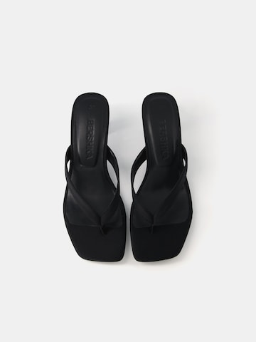 Bershka Sandals in Black