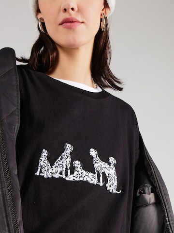 Kaotiko Shirt 'DALMATAS' in Black