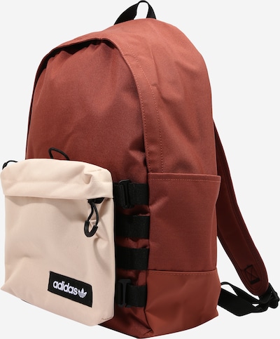 ADIDAS ORIGINALS Sac à dos en beige / rouge rouille, Vue avec produit