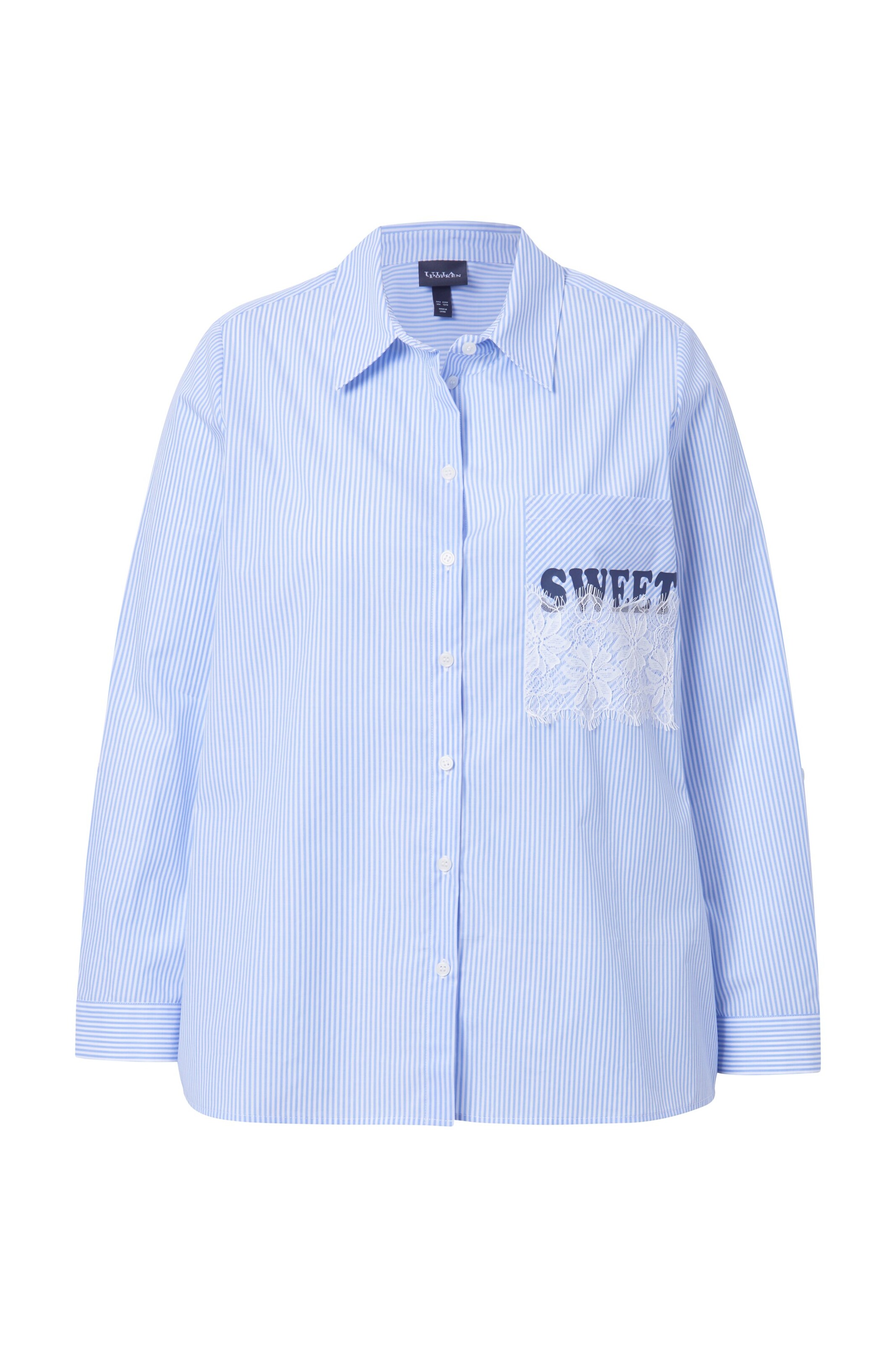 Ulla Popken Bluse in Grau: Vorderseite