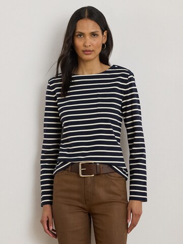 Lauren Ralph Lauren T-shirt 'CREVAN' i blå: framsida