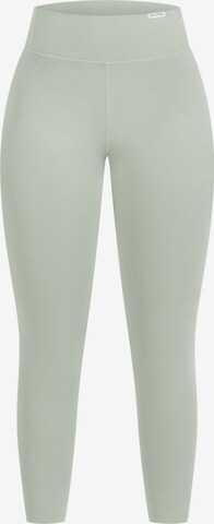 Smilodox Skinny Sportbroek 'Advance Pro' in Groen: voorkant