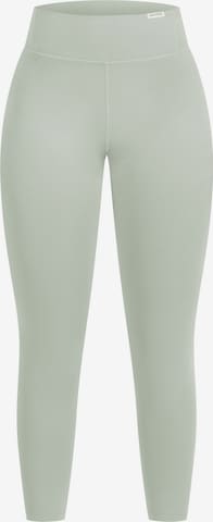 Smilodox Skinny Sportbroek 'Advance Pro' in Groen: voorkant