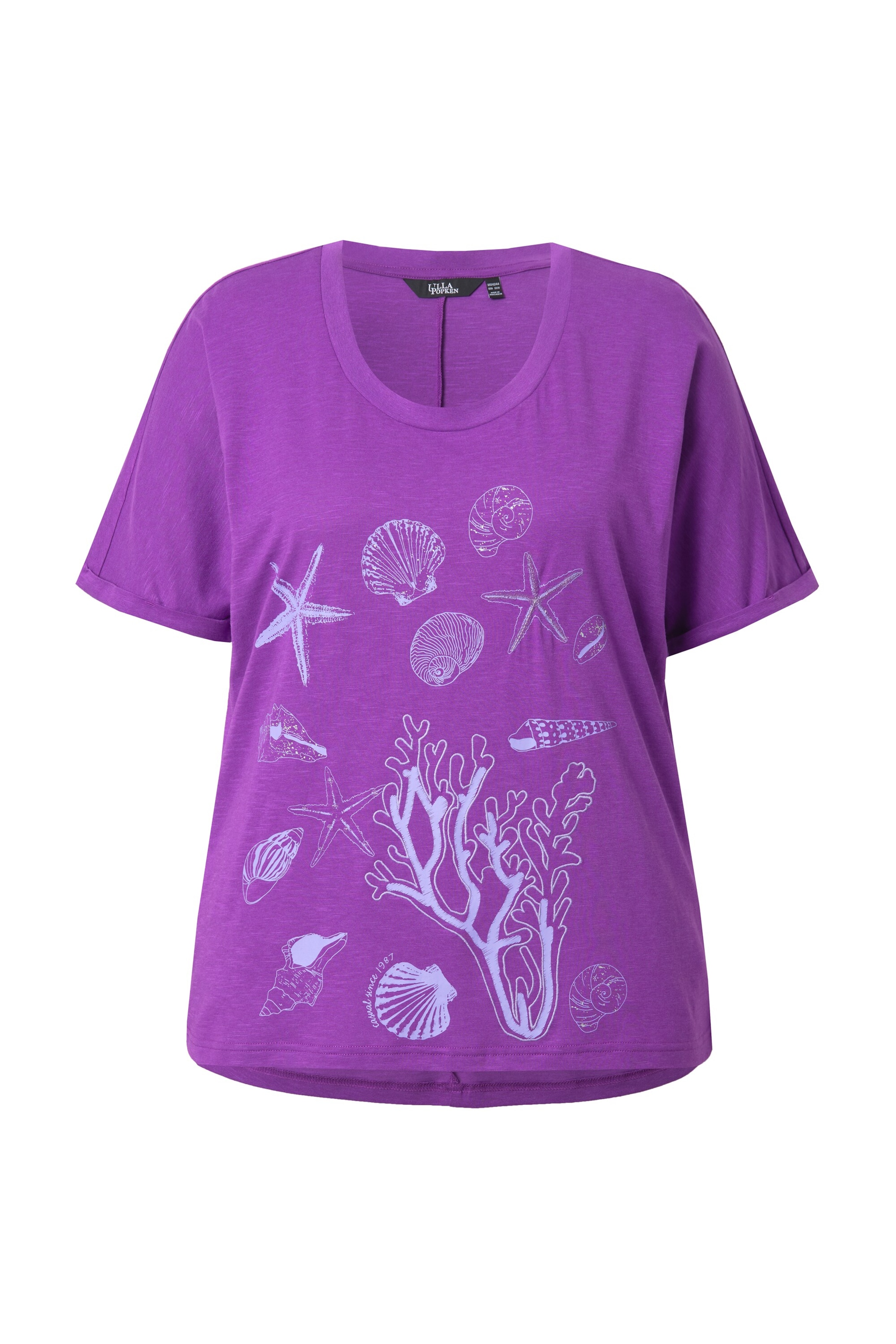 Ulla Popken Shirt in Purple: front