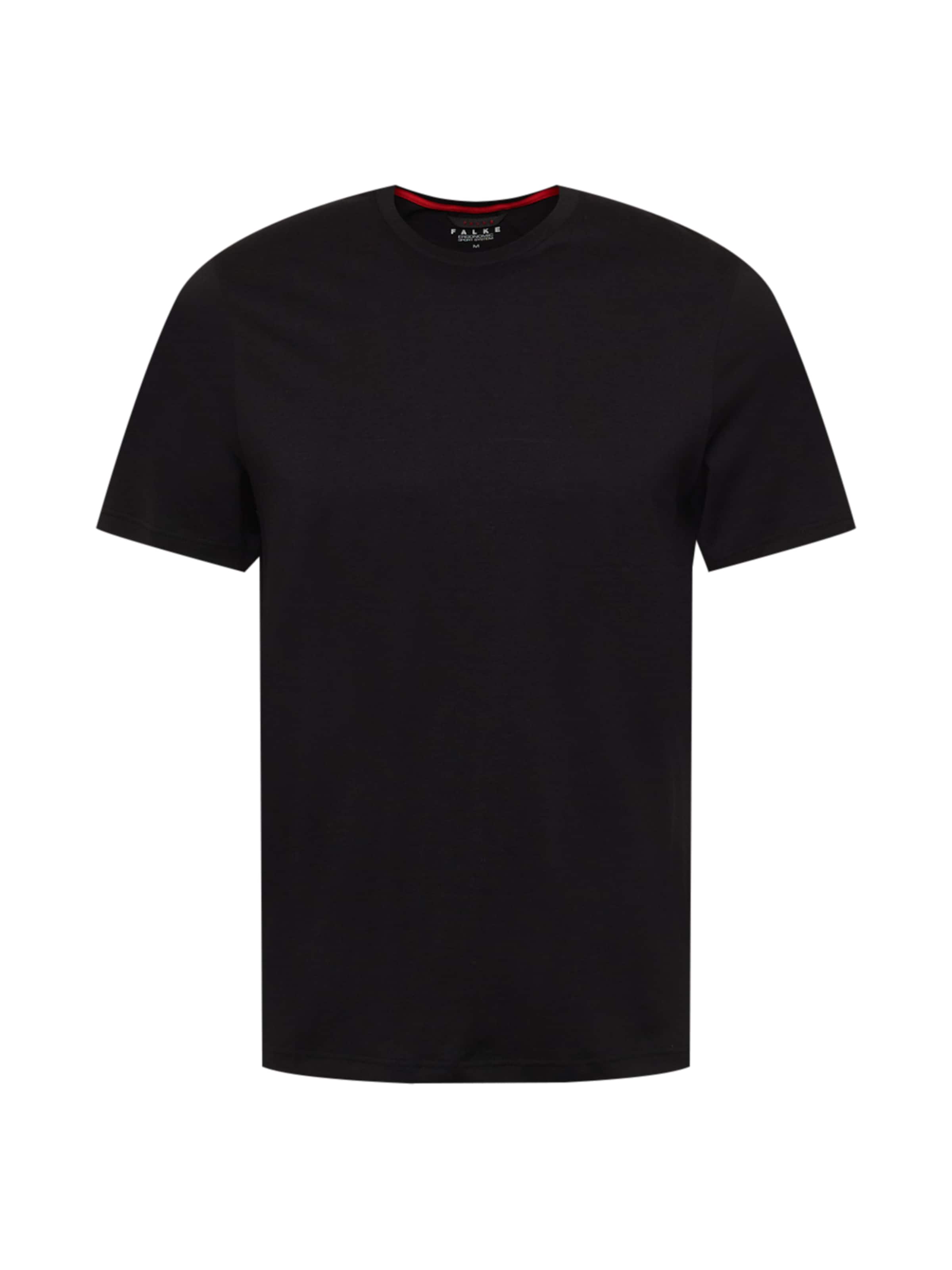 FALKE CORE LoRound Neck in Schwarz: Vorderseite