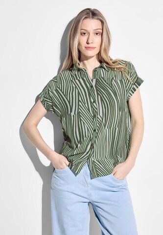 CECIL Bluse in Grün: Vorderseite