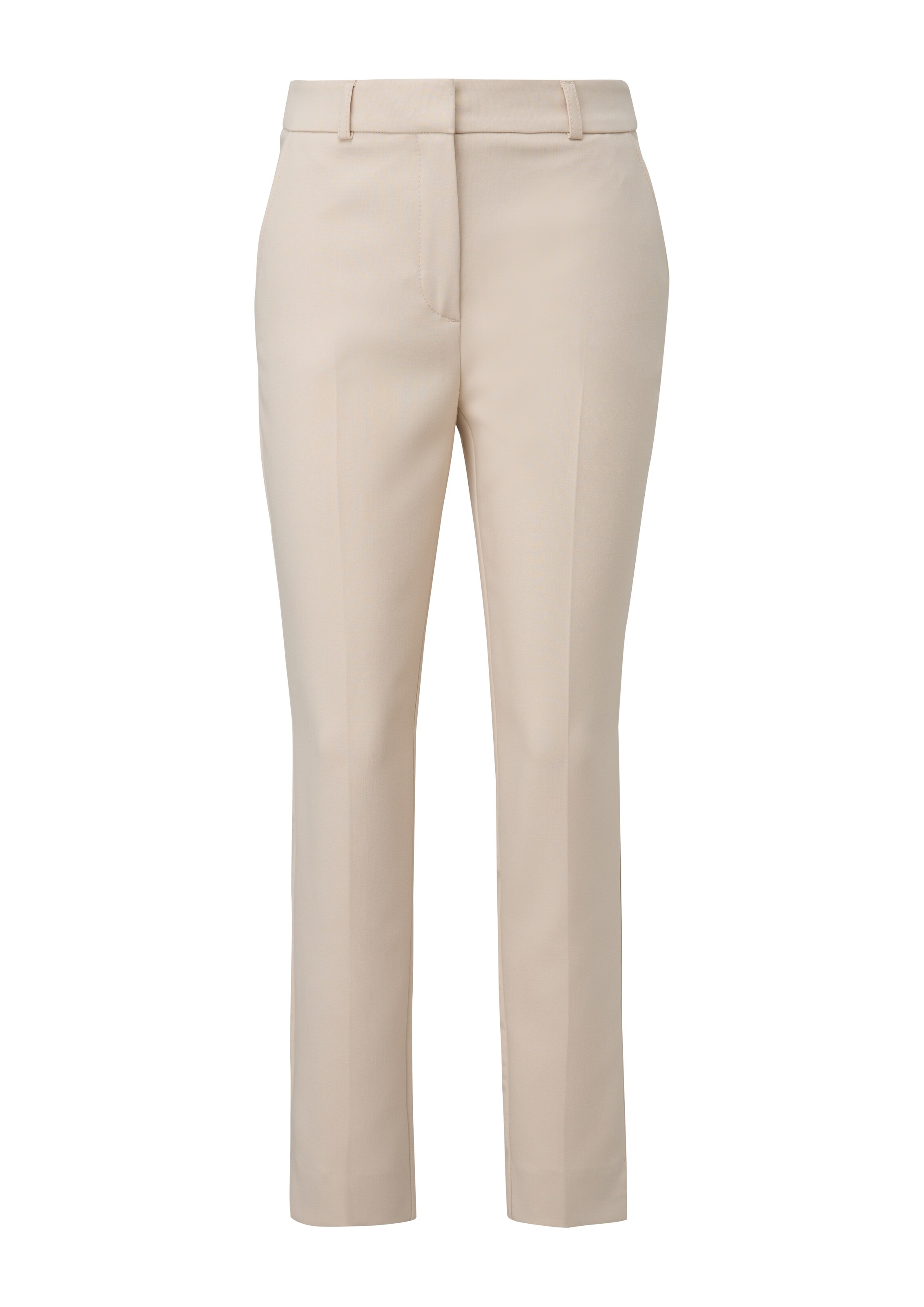 COMMA Pantalon in Beige: voorkant
