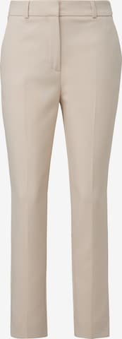 COMMA Slimfit Bügelfaltenhose in Beige: predná strana