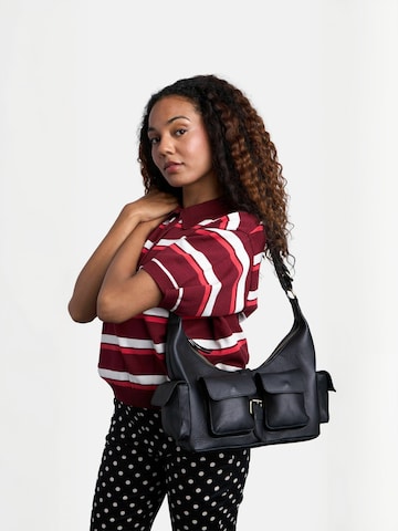 RE:DESIGNED Shopper ' Solvej ' in Black: front