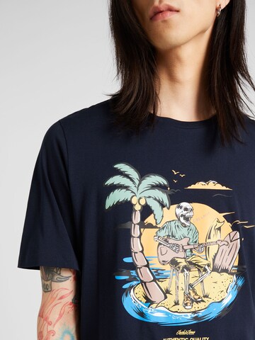 JACK & JONES T-shirt 'ZION' i blå