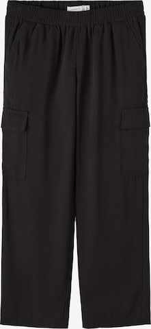 Loosefit Pantalon 'Bella' NAME IT en noir : devant