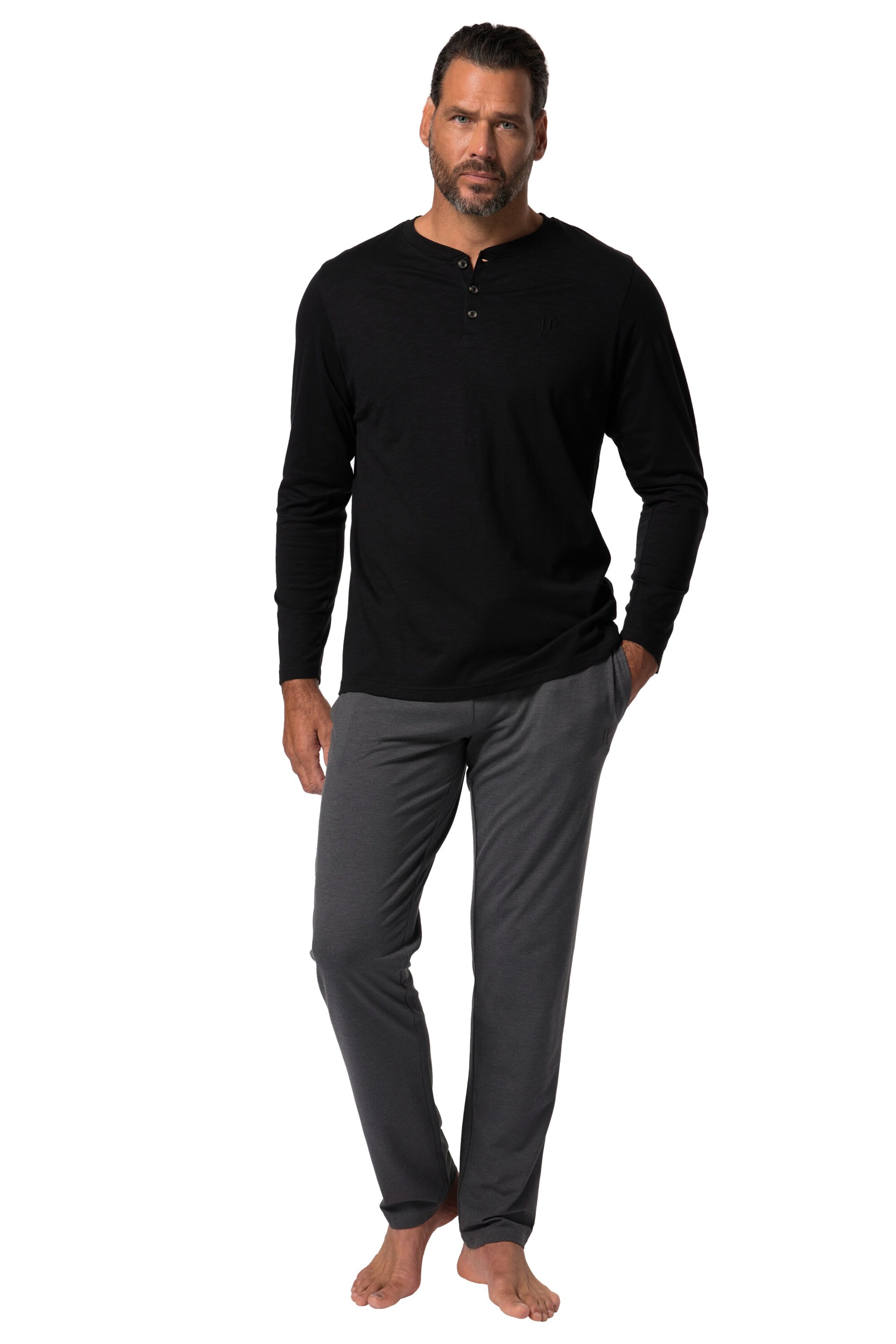 JP1880 Pyjama lang in Zwart