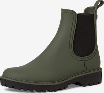 TAMARIS - Botas Chelsea en verde: frente