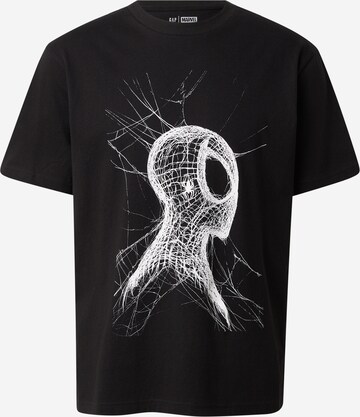 GAPMajica 'MVL SPIDERMAN' - crna boja: prednji dio