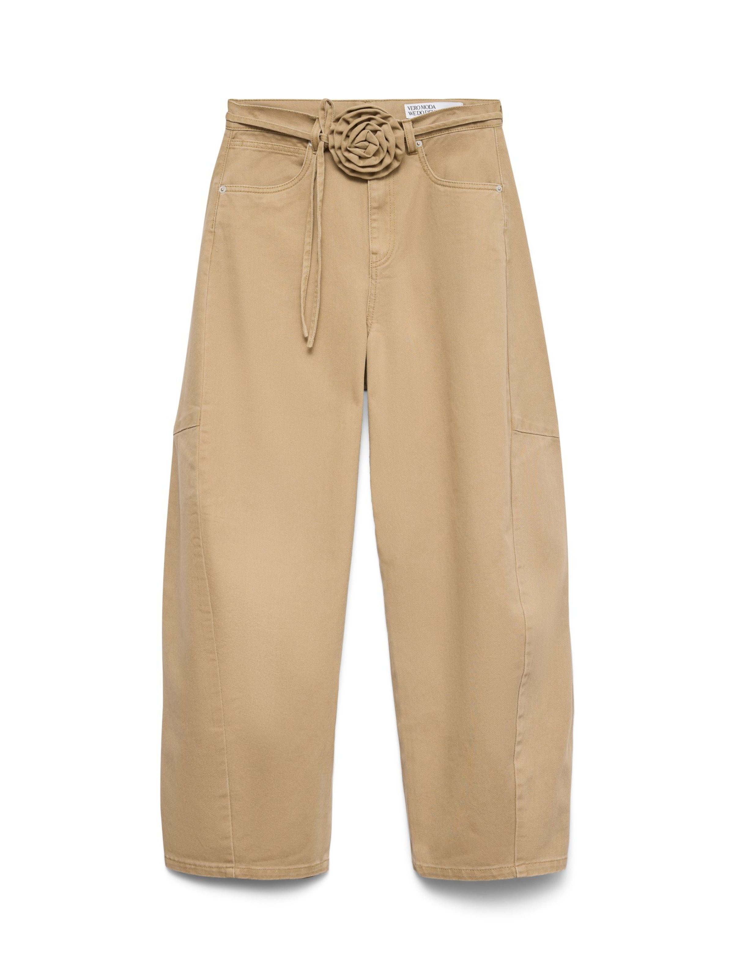 VERO MODA Jeans 'VMKaitlin' i lysebrun, Produktvisning