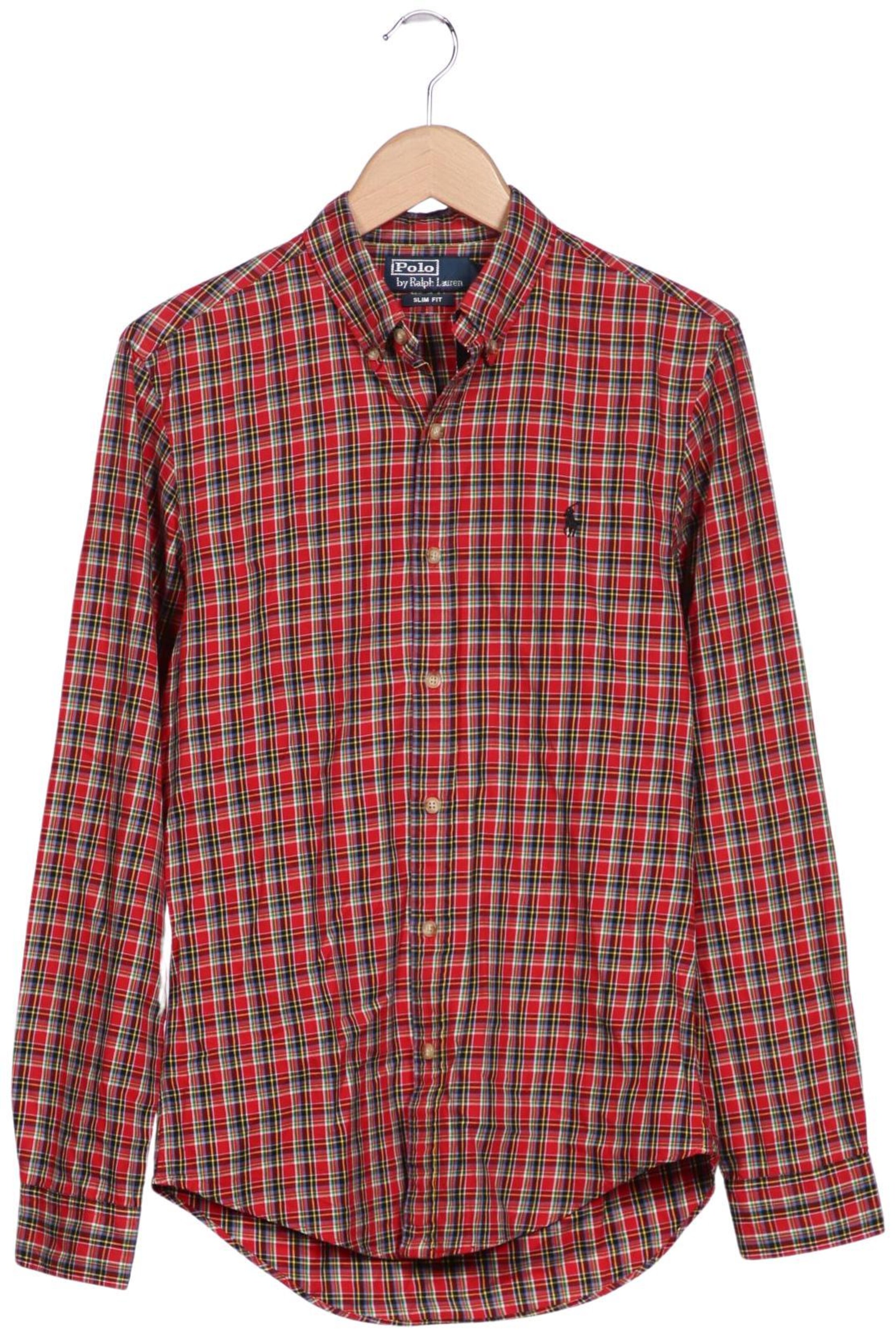 Polo Ralph Lauren Button Up Shirt in 6XL in Red: front