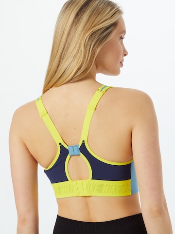 NIKE Bustier Sport-BH 'Alpha' in Blau