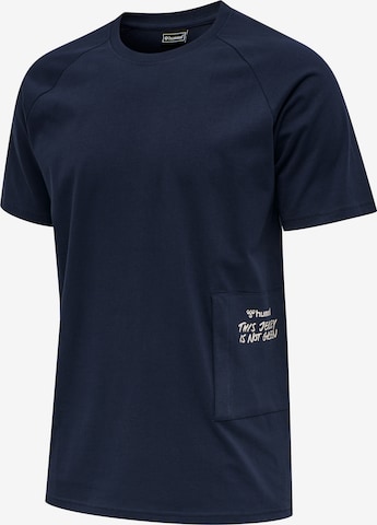 T-Shirt fonctionnel Hummel en bleu