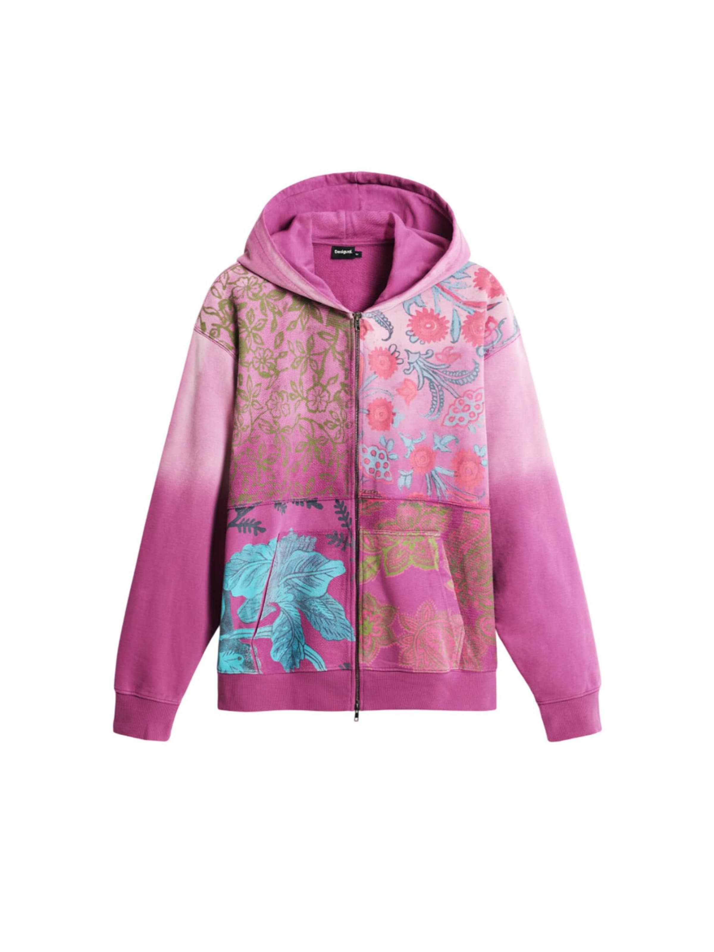 Desigual Dressipluus 'Floral', värv roosa: eest vaates