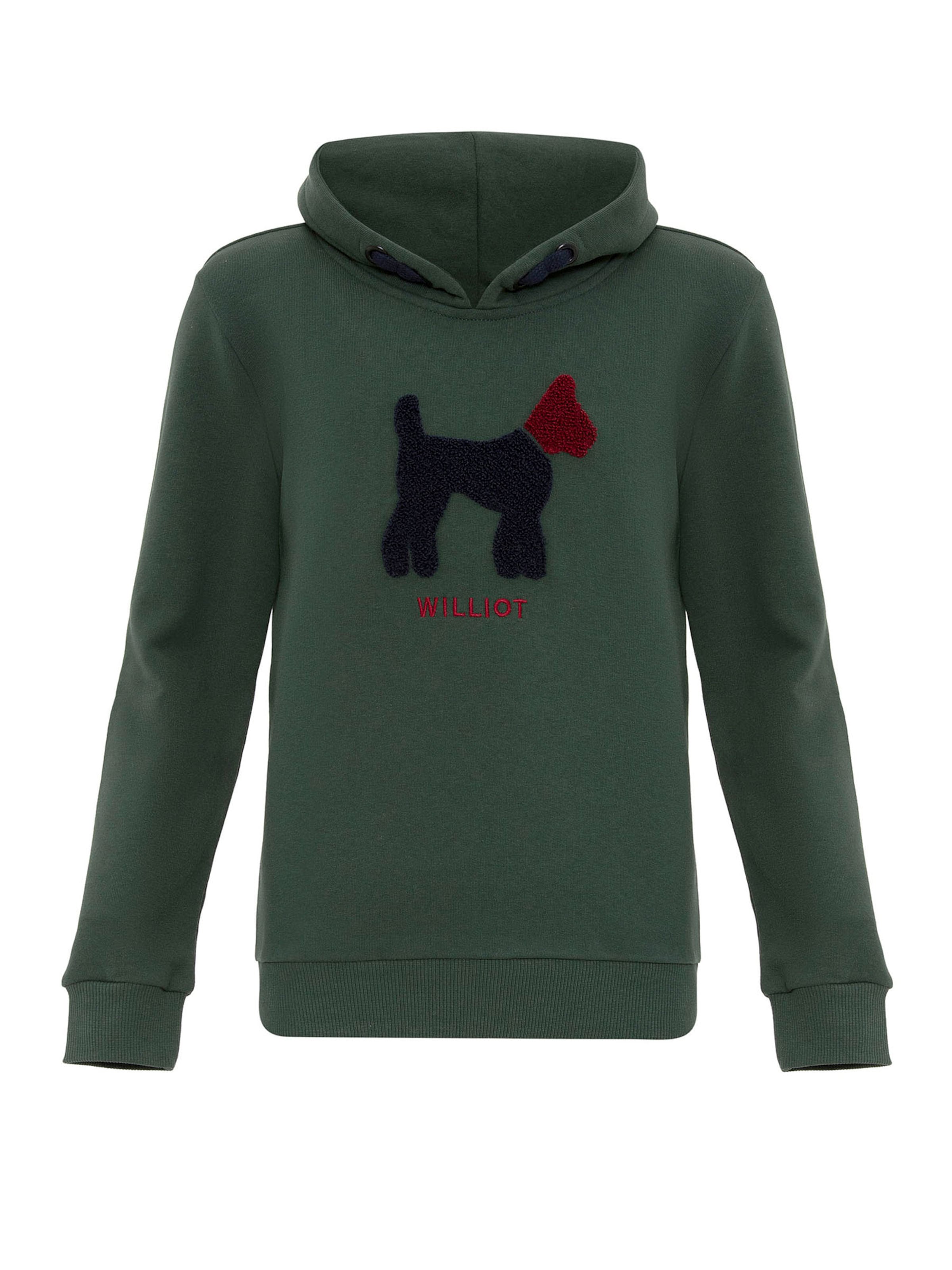 Williot - Sudadera en verde: frente
