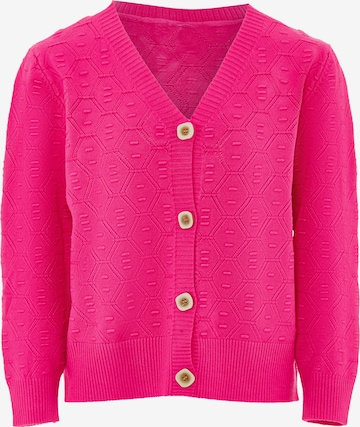 ALARY Knit Cardigan in Pink: front