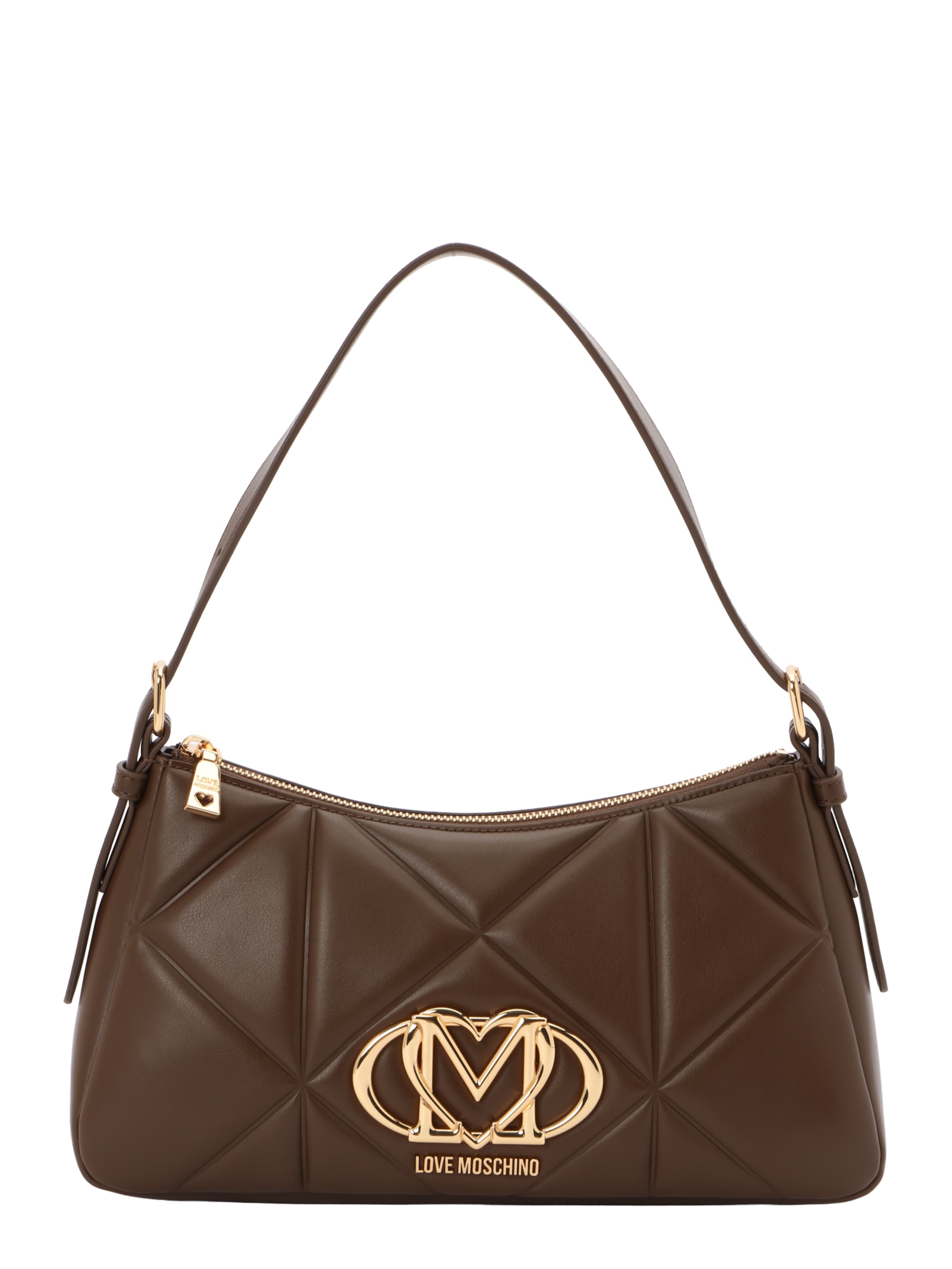 Love Moschino Чанта за през рамо в кафяво: отпред