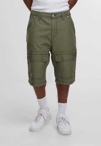 True Religion Loosefit Cargobroek 'Vinny' in Groen