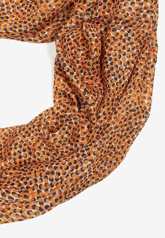 Cassandra Accessoires Tube Scarf 'Punti' in Brown