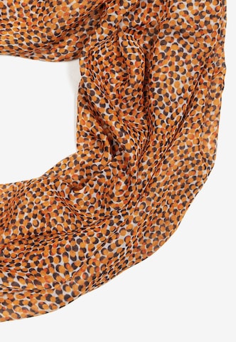 Cassandra Accessoires Tube Scarf 'Punti' in Brown