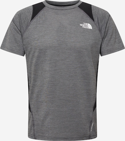 THE NORTH FACE Функционална тениска 'AO GLACIER' в сиво / черно / бяло, Преглед на продукта