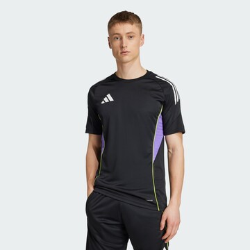 T-Shirt fonctionnel 'Tiro 25 Competition' ADIDAS PERFORMANCE en noir : devant
