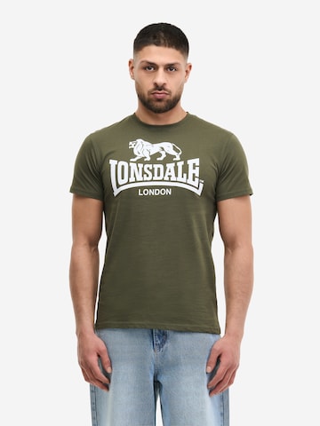 LONSDALE Tričko - Zelená: predná strana