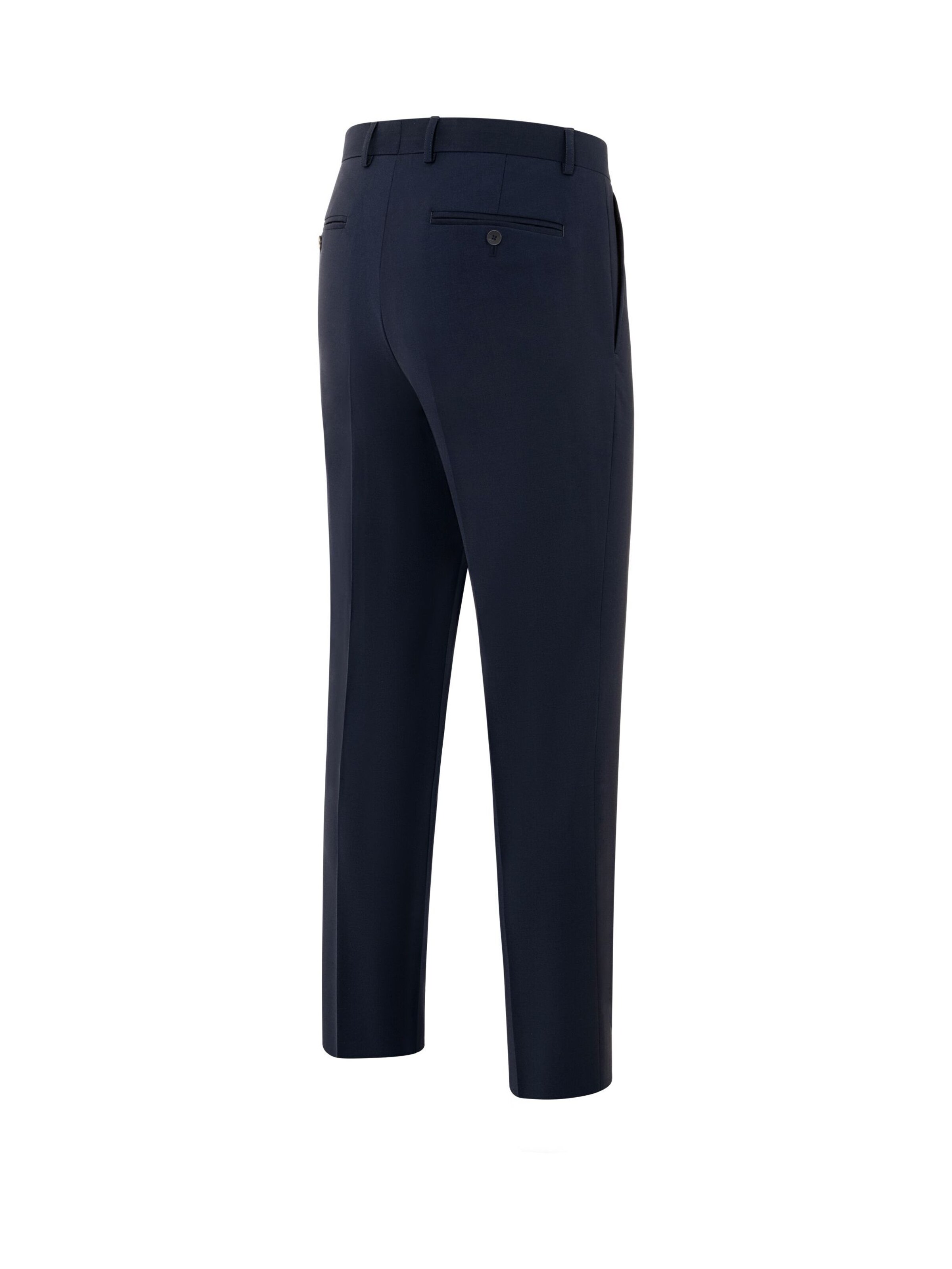 Thomas Goodwin Slimfit Pantalon 'Toby' in Blauw