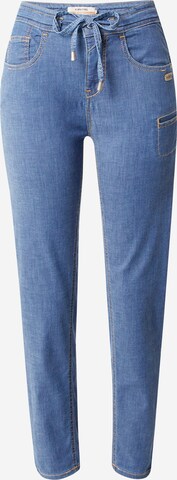 Gang Slimfit Jeans 'Amelie' in Blauw: voorkant