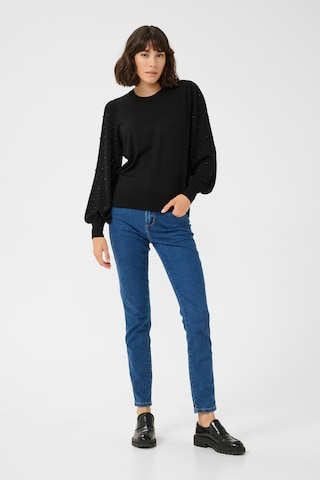 Kaffe Pullover 'KAKaren' in Schwarz