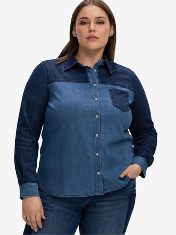 SHEEGO Blouse in Blue