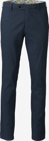 MEYER Regular Chino Pants 'Bonn' in Blue: front