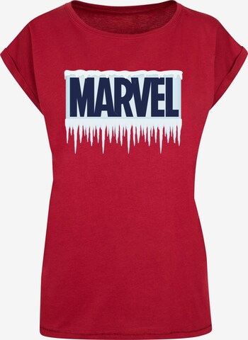 ABSOLUTE CULT Shirt 'Marvel - Icicle' in Rood: voorkant