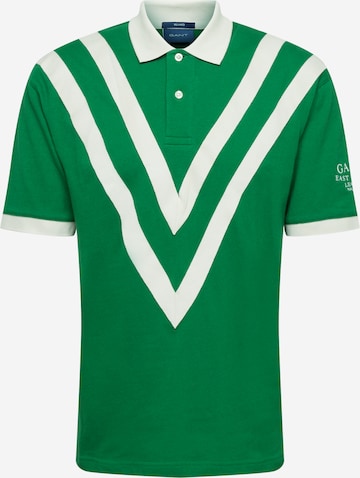 T-Shirt 'RUGGER' GANT en vert : devant