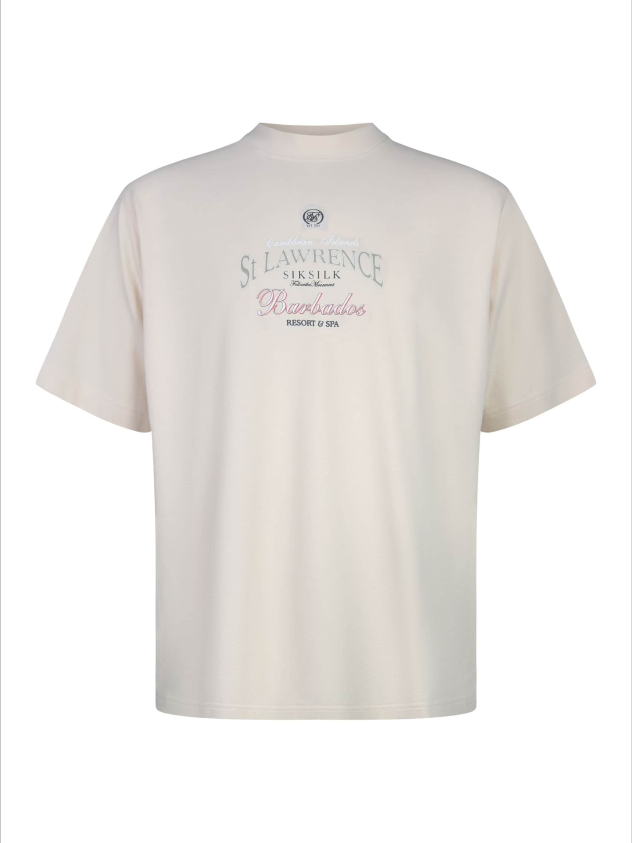 Maglietta di SikSilk in beige: frontale