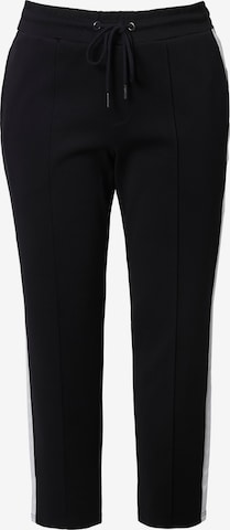 Pantalon Ulla Popken en noir : devant