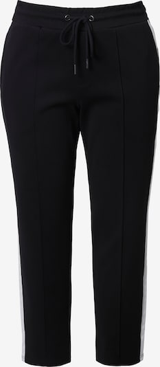 Ulla Popken Schlupfhose in schwarz / weiß, Produktansicht