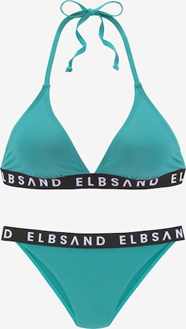 Elbsand Triangen Bikini i grön: framsida
